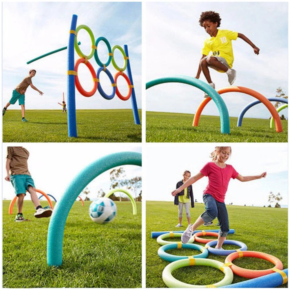 Portable Flexible Pool Noodle Float – EPE Buoyancy Swim Aid for Kids & Adults Summer Pool Training Stick 🌊🏊‍♂️