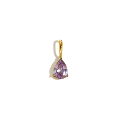 E.B.belle Colorful Zircon Waterdrop Pendant Jewelry Set for Women – DIY Handmade Necklace & Earrings Making Accessories