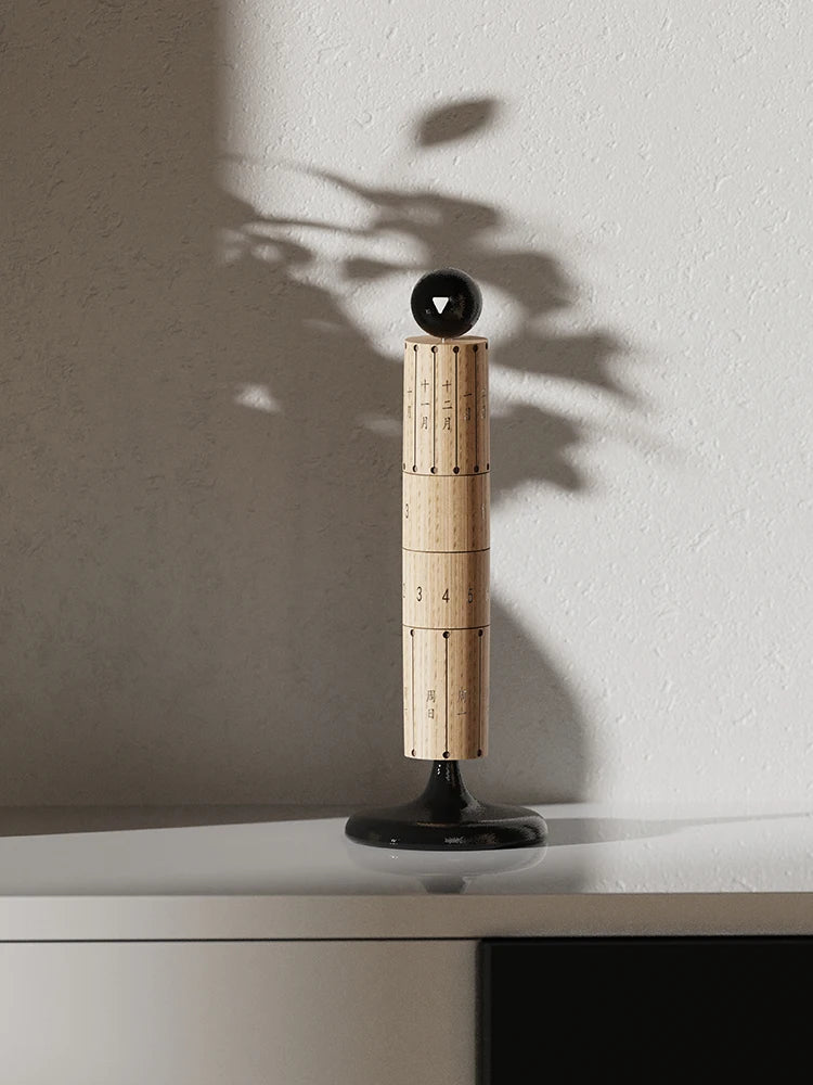 Rotatable Tree Wheel Calendar - Decorative Home Desk Calendar