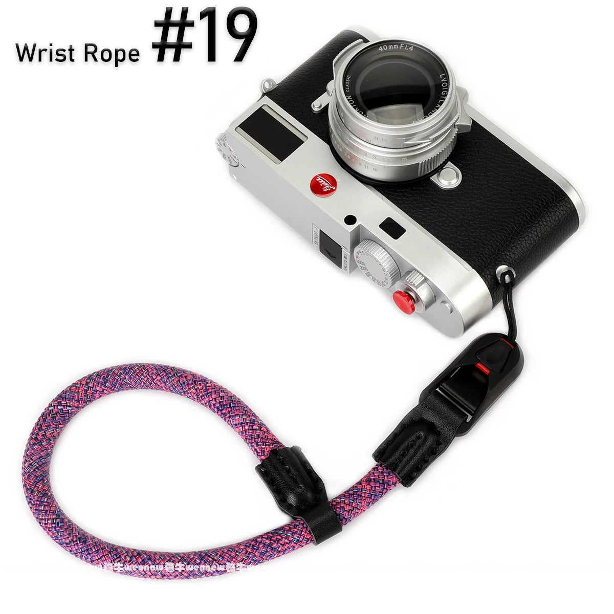 Nylon Rope Sling Quick Release Camera Strap – Wrist & Neck Shoulder Strap for Fujifilm, Sony, Nikon, Canon & Leica Mirrorless Cameras