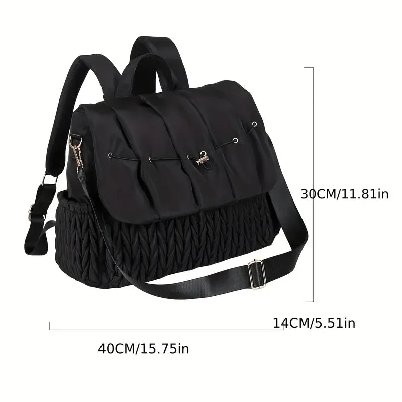 Large Capacity Diaper Bag – Waterproof Maternity Stroller Bag, Multifunctional Baby Nursing & Travel Tote