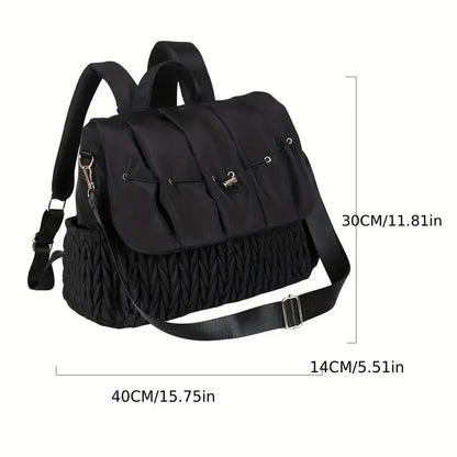 Large Capacity Diaper Bag – Waterproof Maternity Stroller Bag, Multifunctional Baby Nursing & Travel Tote