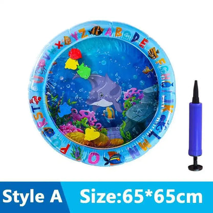 Cats & Dogs Inflatable Water Play Mat — Thickened Sensory Water Bed with Fish for Pet Interactive Fun