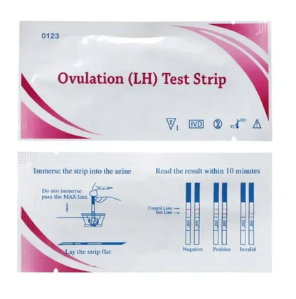 60pcs EGENS LH Ovulation Test Strips - Over 99% Accurate Fertility Tracking & Home Urine Test Kit