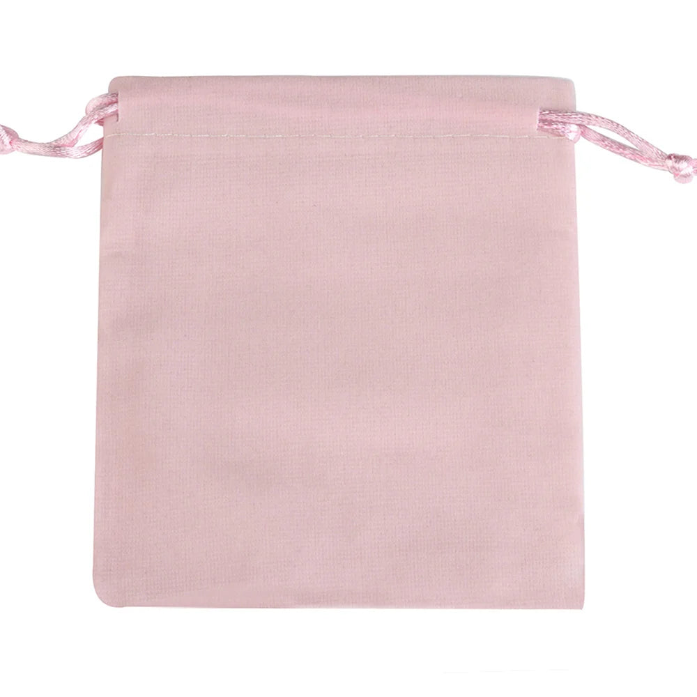 10pcs 5x7cm Mixed Color Velvet Gift Bags | Soft Velvet Drawstring Pouches for Christmas Jewelry Packaging