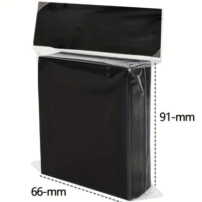100pcs Trading Card Sleeves - 66x91mm Matte Deck Protectors for Standard Collectible Cards
