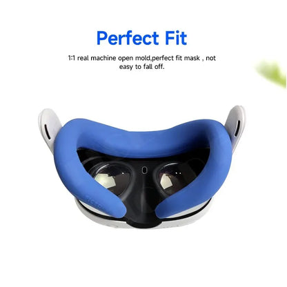 FICEP Silicone Replacement Face Cover for Meta Quest 3 – Dust & Sweat Resistant VR Mask Accessory