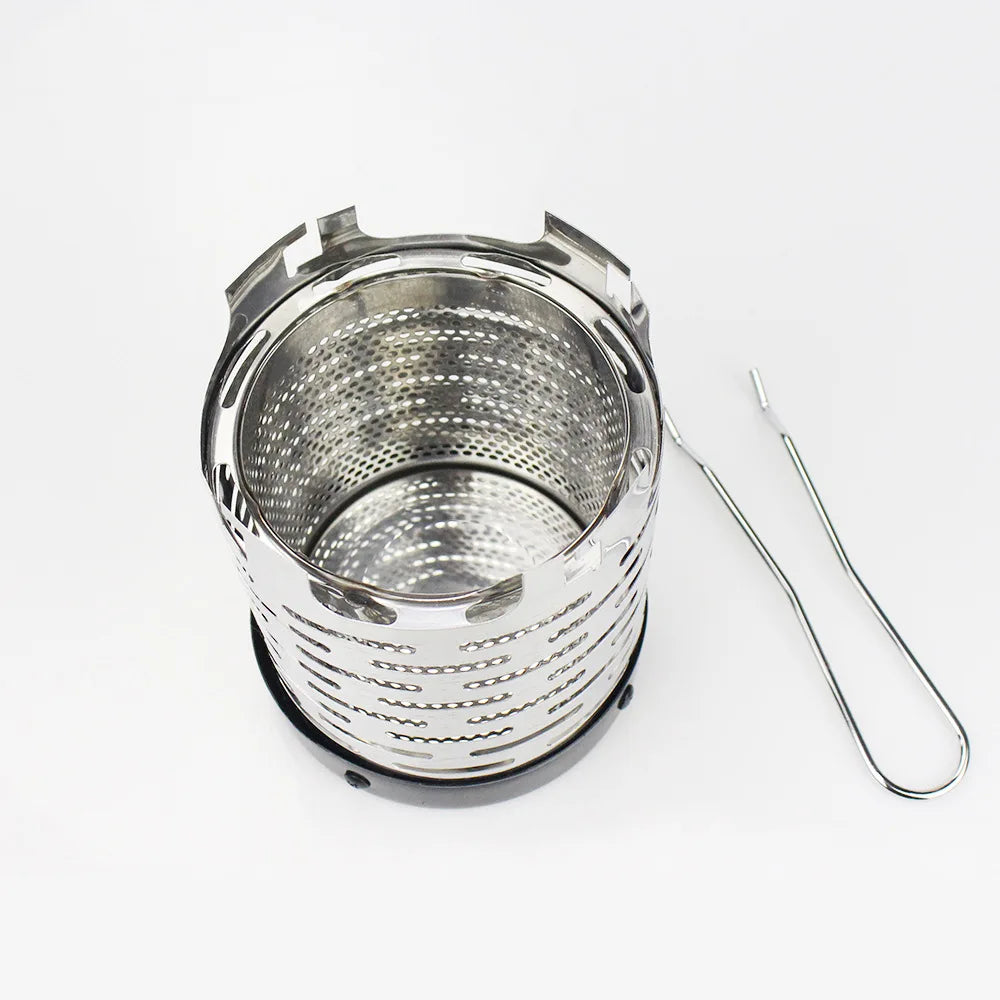 Mini Gas Heater Stove - Wear-Resistant Outdoor Camping Portable Warmer - Steel Heating Cover Equipment