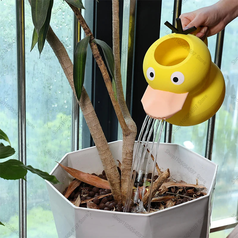 3D Printed Anime Pokémon Psyduck Watering Can – Cute Garden Plant Irrigation Tool for Outdoor Gardening