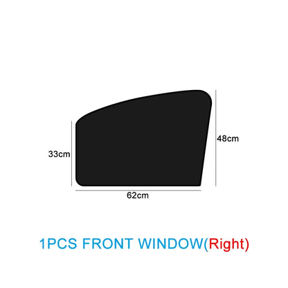 Magnetic Car Sunshade Curtains – UV Protection Window Sun Shield Covers, Double-Sided Auto Sunshade Protector DIY Car Accessories