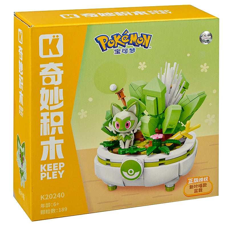 New Anime Pokémon DIY Building Block Toys – Pikachu, Sylveon, Togepi Cartoon Figures for Home Decoration