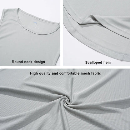 Summer Men’s Gym Tank Top | Quick-Drying Fitness Training Clothing | Loose Bodybuilding Sleeveless Shirt | Fashion Basketball Vest
