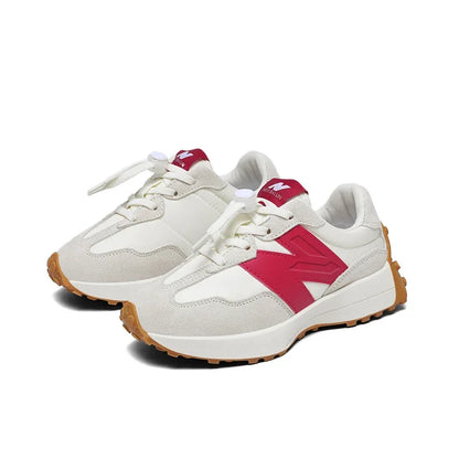 Children's Trendy Cushioned Sports Shoes - Soft Sole Lace-Up Running & Basketball Shoe