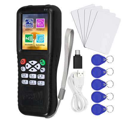 RFID Reader & Writer | Key Card Programmer, NFC Copier & Decoder with Mobile App