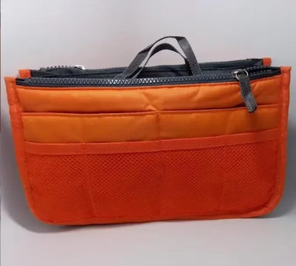 HOMEFISH Multi-Function Large Capacity Makeup & Toiletry Bag – Portable Double-Zipper Travel Organizer Mommy Bag with Multiple Pockets