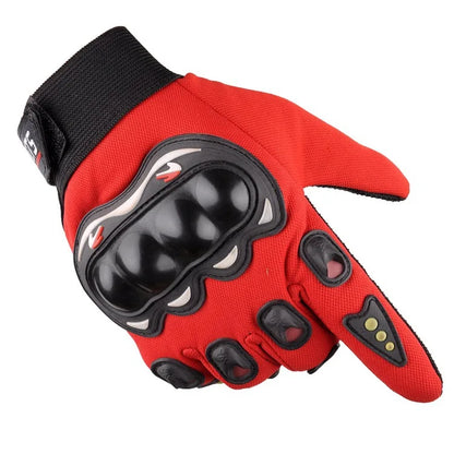 Men's Motorcycle Racing Gloves – Breathable Closed Finger Gloves for Outdoor Sports & Crossbike Riding
