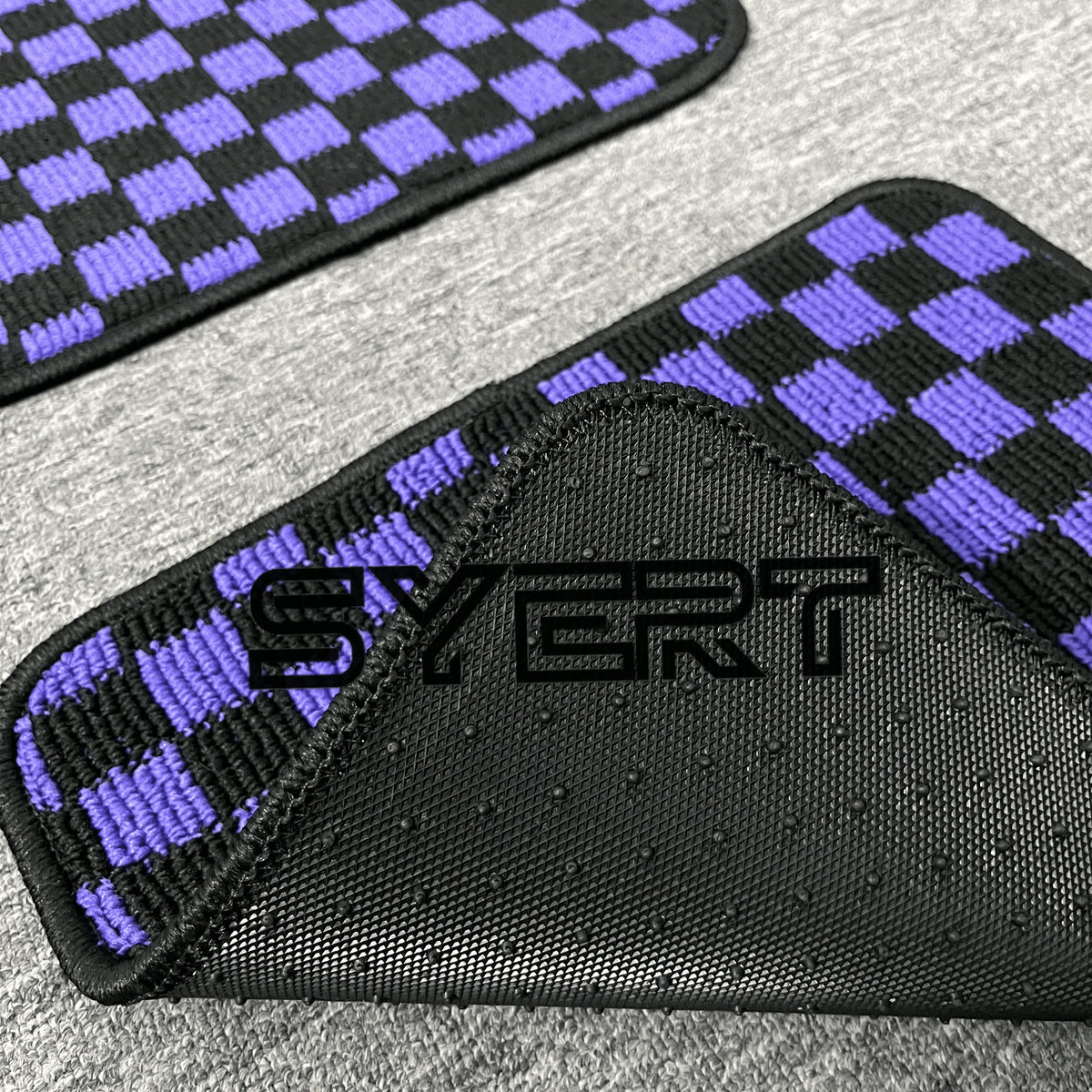BMW 3-Series E90 Floor Mats - Checkerboard Anti-Slip Carpet Mats for 2006–2012 LHD Models, All-Weather Protection