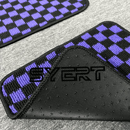 BMW 3-Series E90 Floor Mats - Checkerboard Anti-Slip Carpet Mats for 2006–2012 LHD Models, All-Weather Protection
