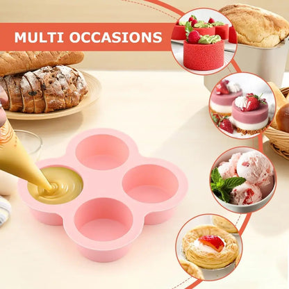Reusable Silicone Air Fryer Egg & Cupcake Mold – Non-Stick Baking Cups for Air Fryer & Toaster Oven Accessories