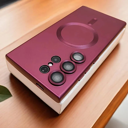 Luxury Magnetic Wireless Charging Case - Shockproof Soft Cover for Samsung Galaxy S26, S25, S24 & S23 Series