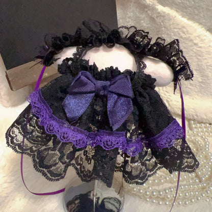 10cm Skullpanda Doll Clothes – Vintage Princess Dress Set with Headwear, Winter Symphony Series