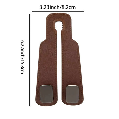Car Headrest Hooks for Bags – Seat Back Organizer Holder Clips for Auto Storage and Fastening