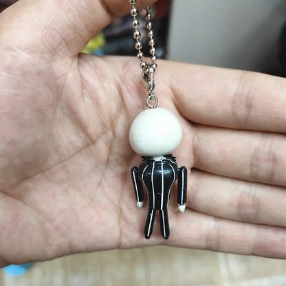 Disney The Nightmare Before Christmas Keychain – Jack Skellington Pendant Cute Doll Jewelry Accessory