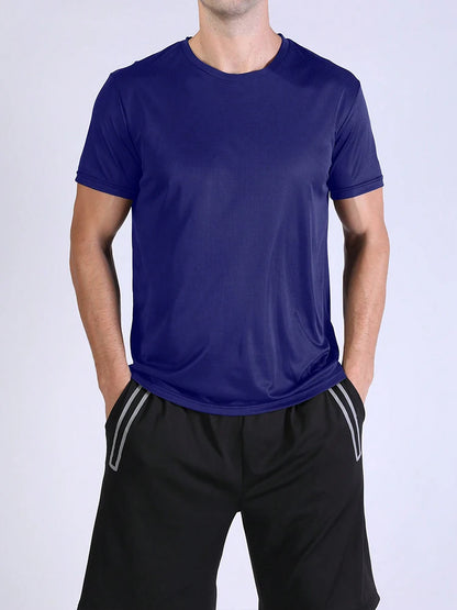 5PCS Men’s Quick Dry Sports T-Shirts – Ultralight Breathable Workout Tops for Running, Training & Gym