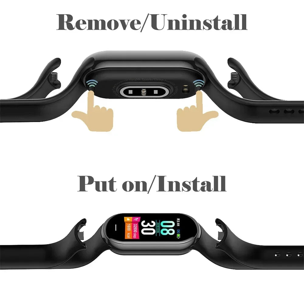 Sport Silicone Strap for Xiaomi Mi Band 9/8 NFC – Replacement Smartwatch Wristband Bracelet