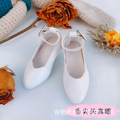 60CM BJD Doll Shoes - PU Leather Single Sandals Accessories for 1/3 Scale Dolls