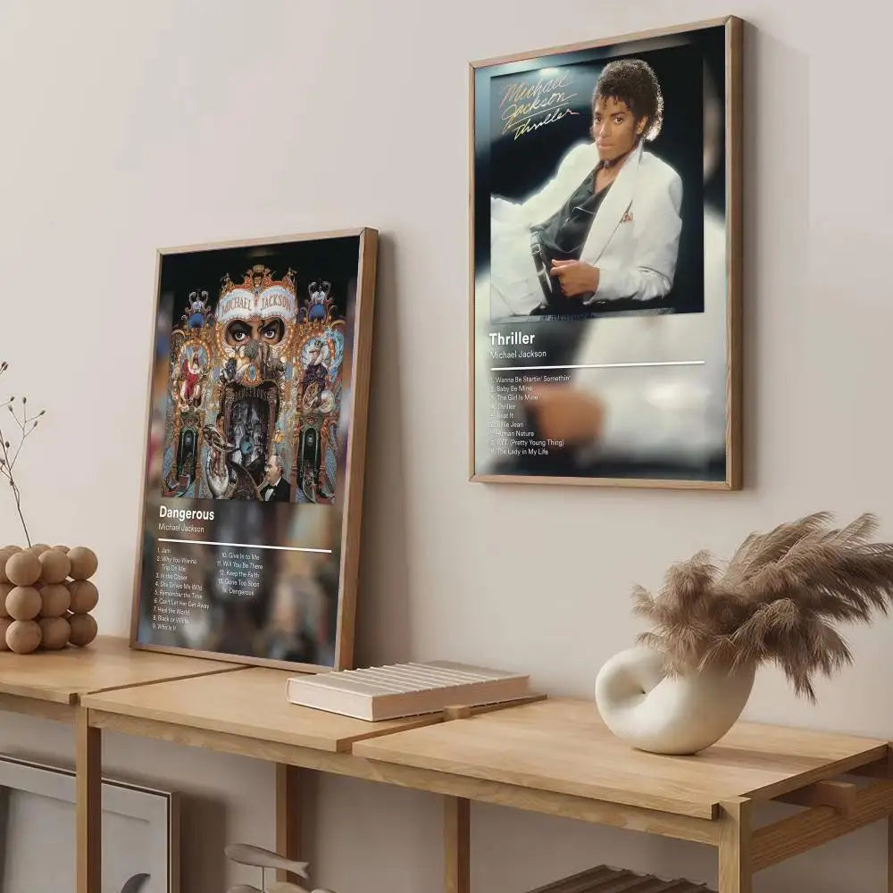 Michael Jackson Aesthetic Wall Art Poster - Modern Music Legend Print for Bedroom, Living Room & Office Decor