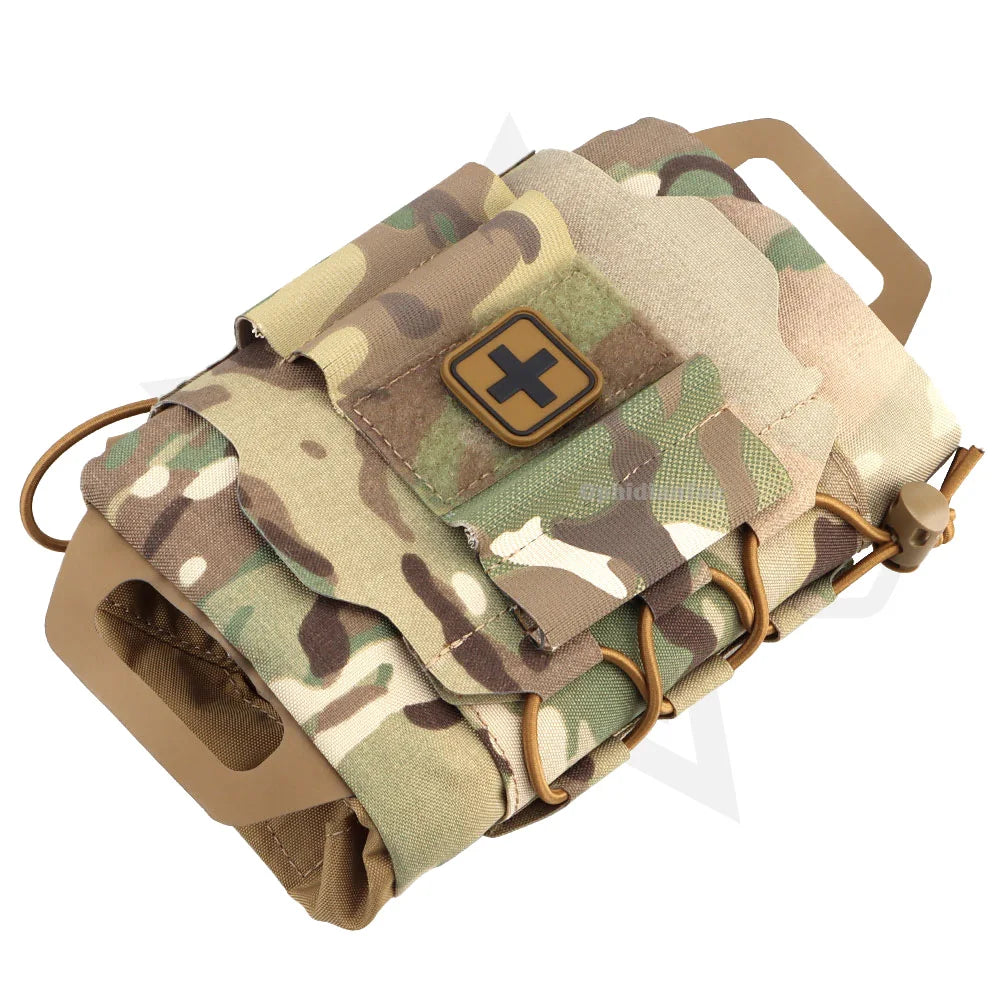IFAK Pouch MOLLE First-Aid Kit - Survival, Outdoor, Hunting, and Emergency Bag - Essential Camping Kit