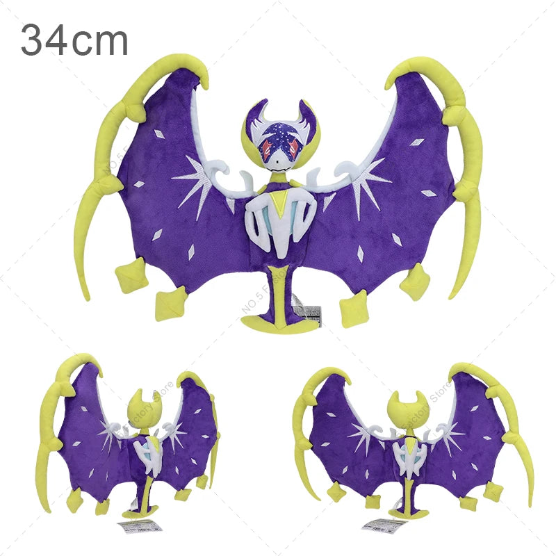 12-Style Cartoon Plush Toys – Metagross, Lunala, Kyogre & More Anime Stuffed Dolls for Kids
