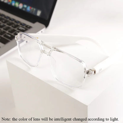 Smart Glasses GS10 – Color-Changing Bluetooth Glasses with Call, Voice Assistant, Camera & Music Playback for Men & Women
