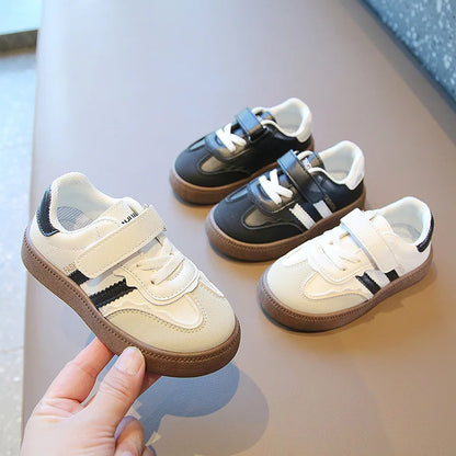 Kids Sport Training Sneakers – Spring Autumn Soft Sole Shoes for Boys & Girls, Casual Fashion Skate Shoes