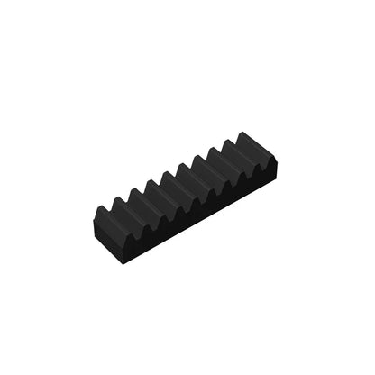 Gobricks GDS-1171 Gear Rack 1x4 — Compatible with LEGO 3743, Educational DIY Building Blocks for Kids