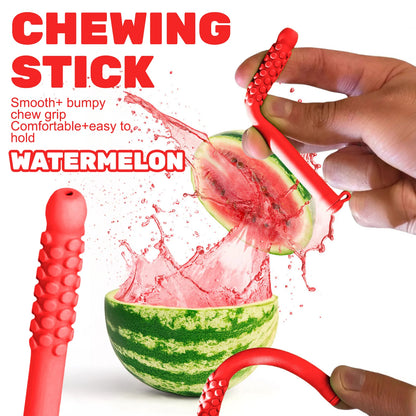 Silicone Aromatherapy Chew Stick - Essential Oil Diffuser Breathing & Stress Relief Tool