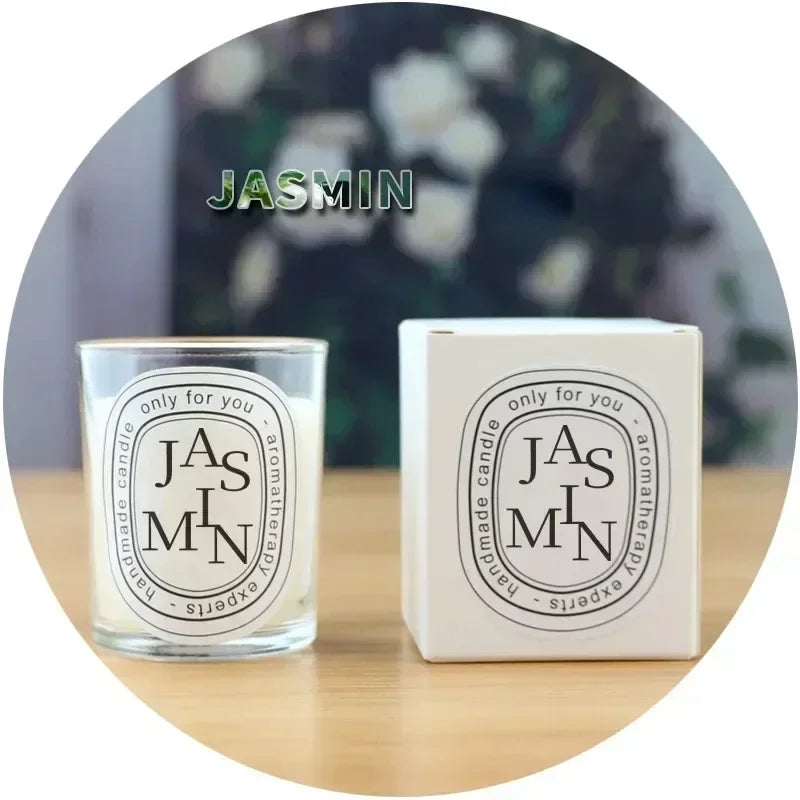 Romantic Transparent Scented Candle – Aromatic Gift Jar for Weddings & Special Occasions