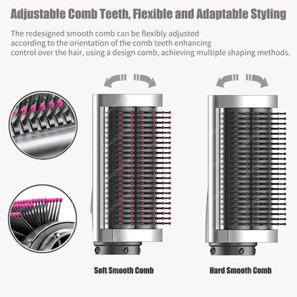 Dyson Airwrap HS01/HS05 Hair Styling Nozzle Brush – 30/40mm Anti-Hair Auto-Curling 360° Rotating Attachment for Dyson Hair Dryer