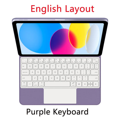 Magic Keyboard Case for iPad — Smart Magnetic Folio for iPad 11th & 10th Gen 11" (2025 A16, A3354/A3355/A3356/A2696)