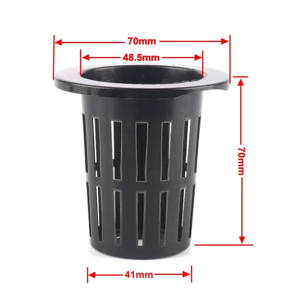25PCS Hydroponic Mesh Net Pots – Soilless Plant Nursery Cups for Vegetable & Garden Growing