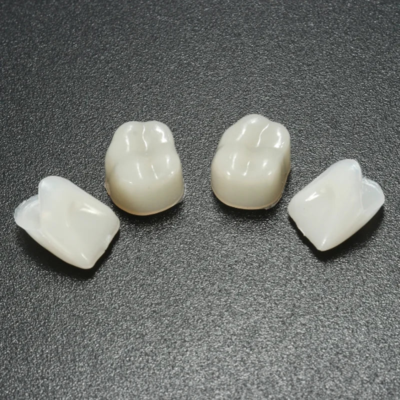 50/100pcs Dental Temporary Crown Resin Veneers – Porcelain Teeth Materials for Anterior & Posterior Teeth Restoration