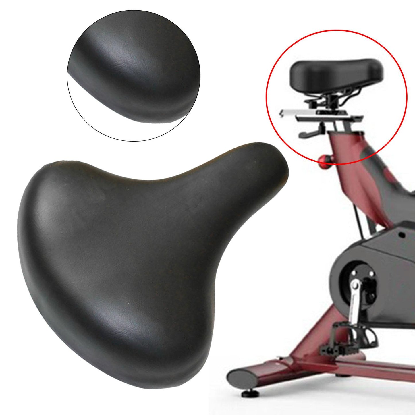 MTB Mountain & Road Bike Saddle – Comfortable Anti-Slip Cushion for Stationary Cycling