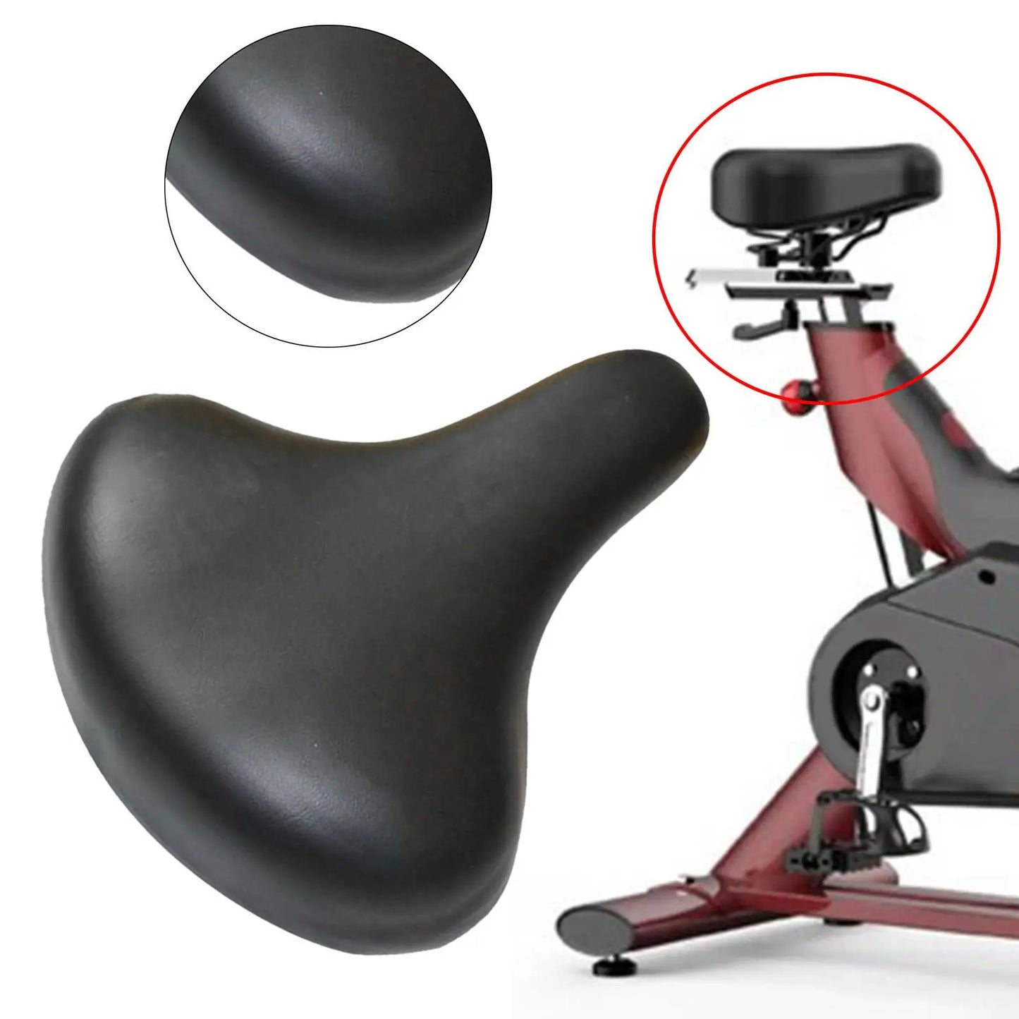 MTB Mountain & Road Bike Saddle – Comfortable Anti-Slip Cushion for Stationary Cycling
