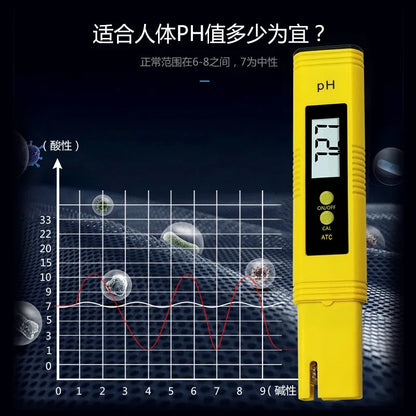 Digital pH Meter Pen – Water Quality Tester with 0.01 Accuracy for Aquarium, Pool, Wine & More