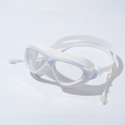 Seasprint Swimming Goggles - Anti-Fog UV Protection Waterproof Adjustable Silicone Swim Glasses
