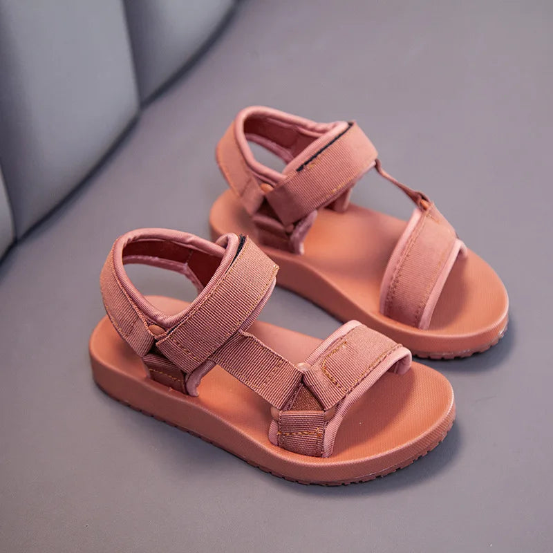 Kids Summer Sandals – Boys Casual Breathable Open-Toe Rubber Beach Shoes | Comfortable School Outdoor Sandals for Children