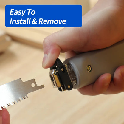 Reciprocating Saw Blade Manual Handle - Quick-Change Non-Slip Grip, 1/2" Universal Shank