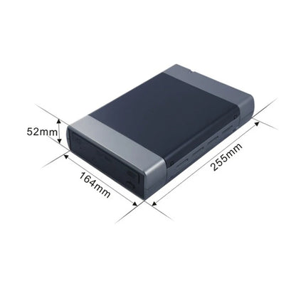 5.25-inch USB 2.0/3.0 SATA External Optical Drive Case – Enclosure Adapter for Windows, Mac & PC