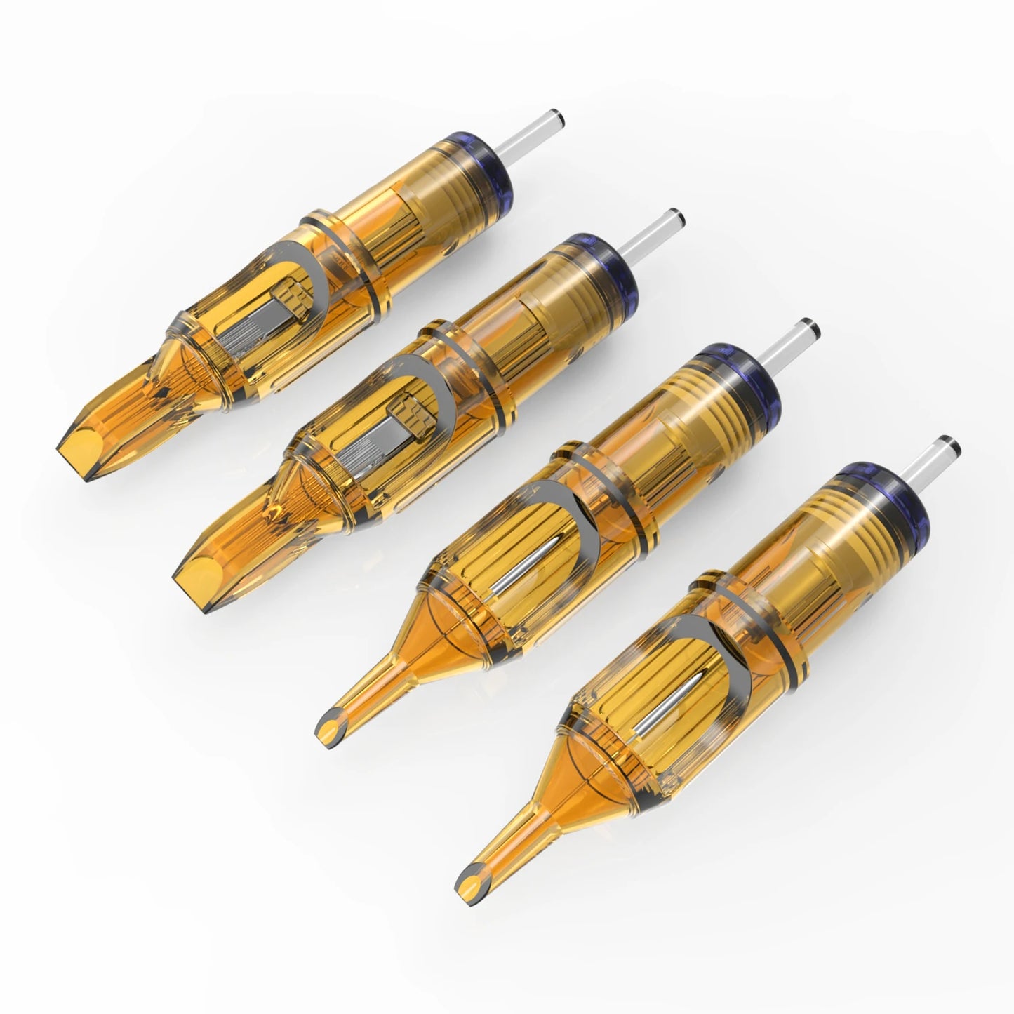 20PCS Yellow Dragonfly Tattoo Cartridge Needles (1,3,5,7,9,11,13,14,15) – RL, RM, RS, M1 for Tattoo Machine Pen Accessories